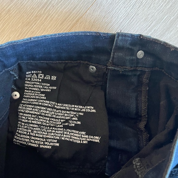 BDG Super High Rise TWIG Ankle Deep Blue Skinny Jeans - Picture 6 of 13